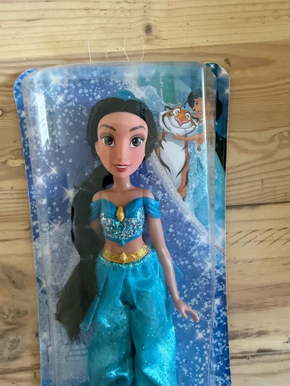 Disney Princess Jasmine Royal Shimmer Doll - Teal Blue New in Package Hasbro
